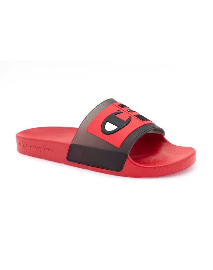 Champion Badslippers Heren - Rood/Zwart - Ipo Select ( 096152-TNJ )